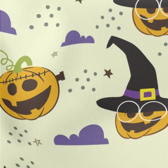 Halloween Costume Pumpkin Lightweight Cotton Poplin