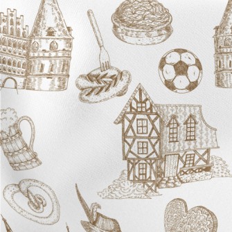 German Brewery Beer Lightweight Cotton Poplin