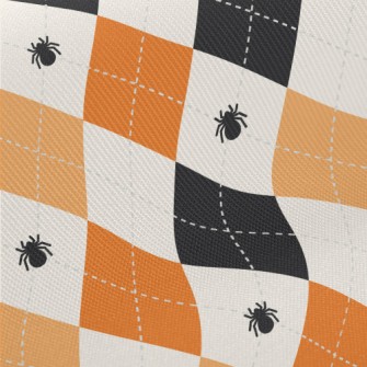 Diamond-shaped Spider Midweight Cotton Poplin