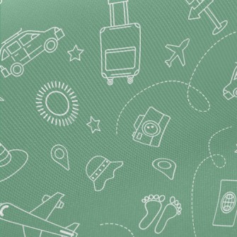 Travel Around The World Midweight Cotton Poplin