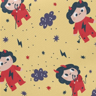 Evil Little Devil Midweight Cotton Poplin