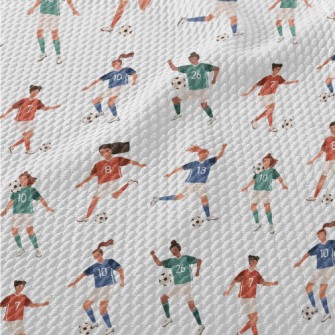 Various Football Players Birdseye Piqué