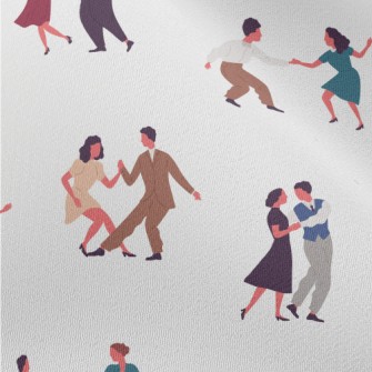 Couple Dancing Together Chiffon