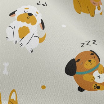 Cute And Silly Dog Chiffon