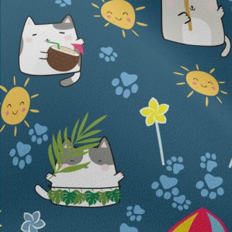 Summer Life Cat Chiffon