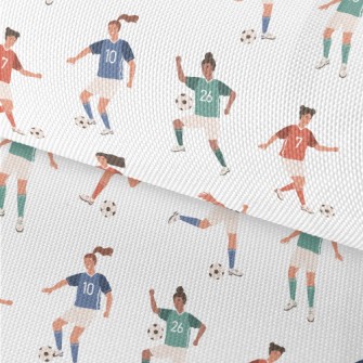 Various Football Players Waterproof Oxford