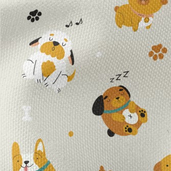 Cute And Silly Dog Waterproof Canvas