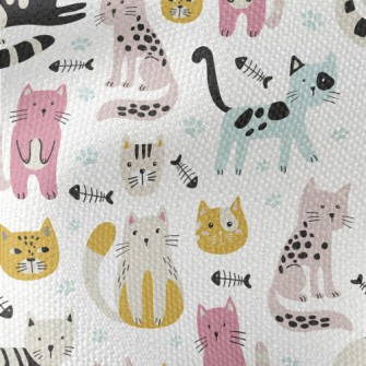 Colorful Cat Waterproof Canvas