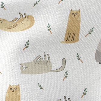 Cute Cat Waterproof Canvas