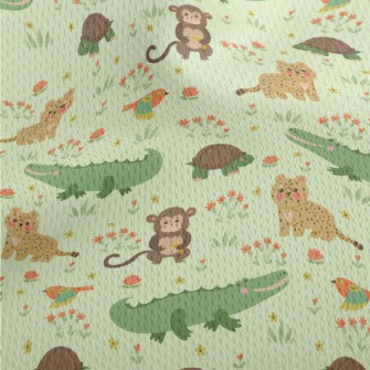 Cute And Lovable Animals Athletic Mesh Flat Back