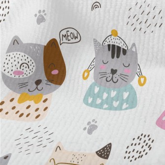 Modern Cute Cat Terry