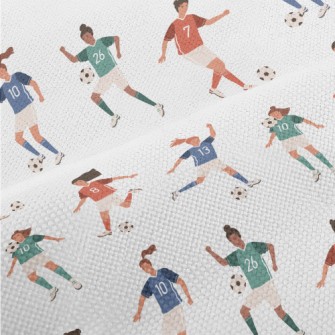 Various Football Players Performance Linen