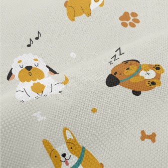 Cute And Silly Dog Performance Linen