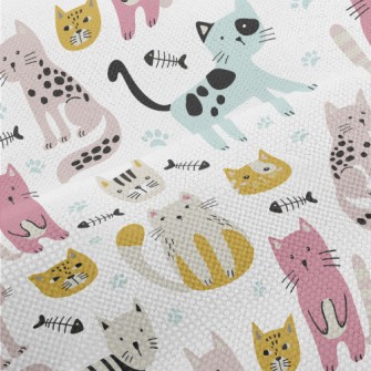 Colorful Cat Performance Linen