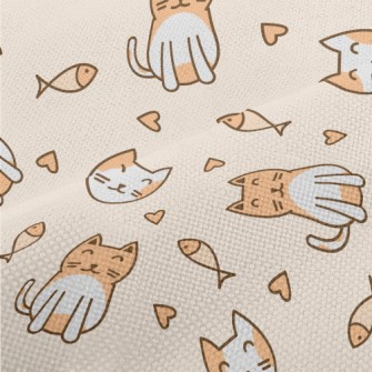 Cute And Well Behaved Cat Performance Linen