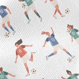 Various Football Players Standard Corduroy