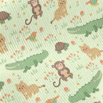 Cute And Lovable Animals Standard Corduroy