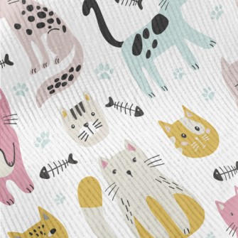 Colorful Cat Standard Corduroy