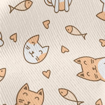 Cute And Well Behaved Cat Standard Corduroy