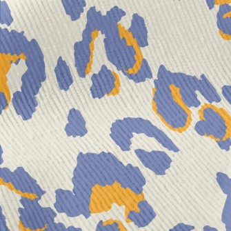 Purple Hand-painted Leopard Pr Standard Corduroy