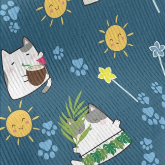 Summer Life Cat Standard Corduroy