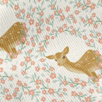 Hand Drawn Delicate Deer And F Standard Corduroy