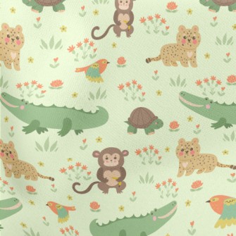 Cute And Lovable Animals Stretch Ponte