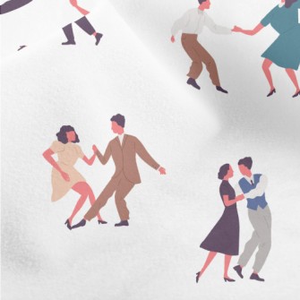 Couple Dancing Together Micro Fleece