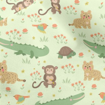 Cute And Lovable Animals Micro Fleece