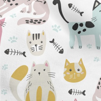 Colorful Cat Micro Fleece