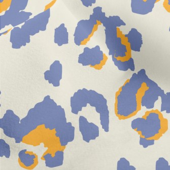 Purple Hand-painted Leopard Pr Micro Fleece