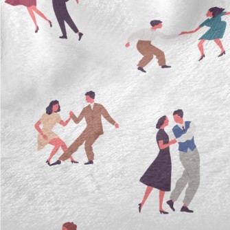 Couple Dancing Together Minky