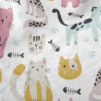 Colorful Cat Minky
