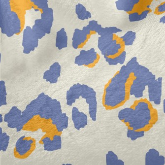 Purple Hand-painted Leopard Pr Minky