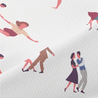 Couple Dancing Together Piqué