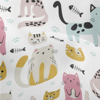 Colorful Cat Lightweight Performance Linen