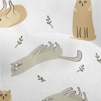 Cute Cat Lightweight Performance Linen