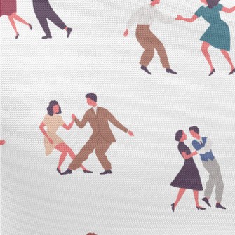 Couple Dancing Together Pongee