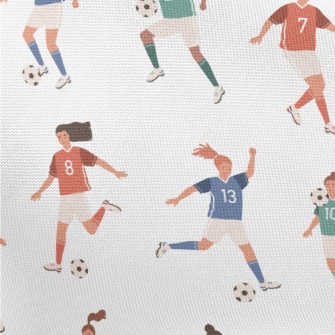 Various Football Players Pongee