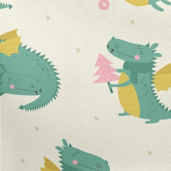 Fairy Tale Cute Dragon Pongee