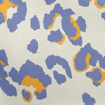 Purple Hand-painted Leopard Pr Pongee
