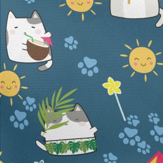 Summer Life Cat Pongee