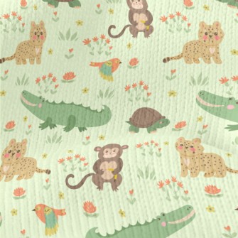 Cute And Lovable Animals Stretch Jersey