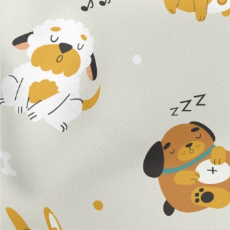 Cute And Silly Dog Lightweight Cotton Poplin