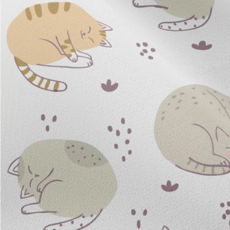 Relaxed And Comfortable Cat Chiffon