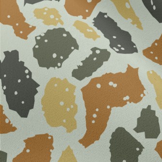 Italian Brown Irregular Patter Chiffon