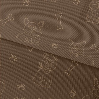 Simple Line Dog Waterproof Oxford