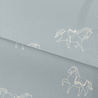 Line Style Horses Waterproof Oxford