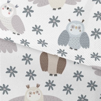 Gentle And Casual Owl Waterproof Oxford
