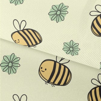 Gentle And Cute Bee Waterproof Oxford